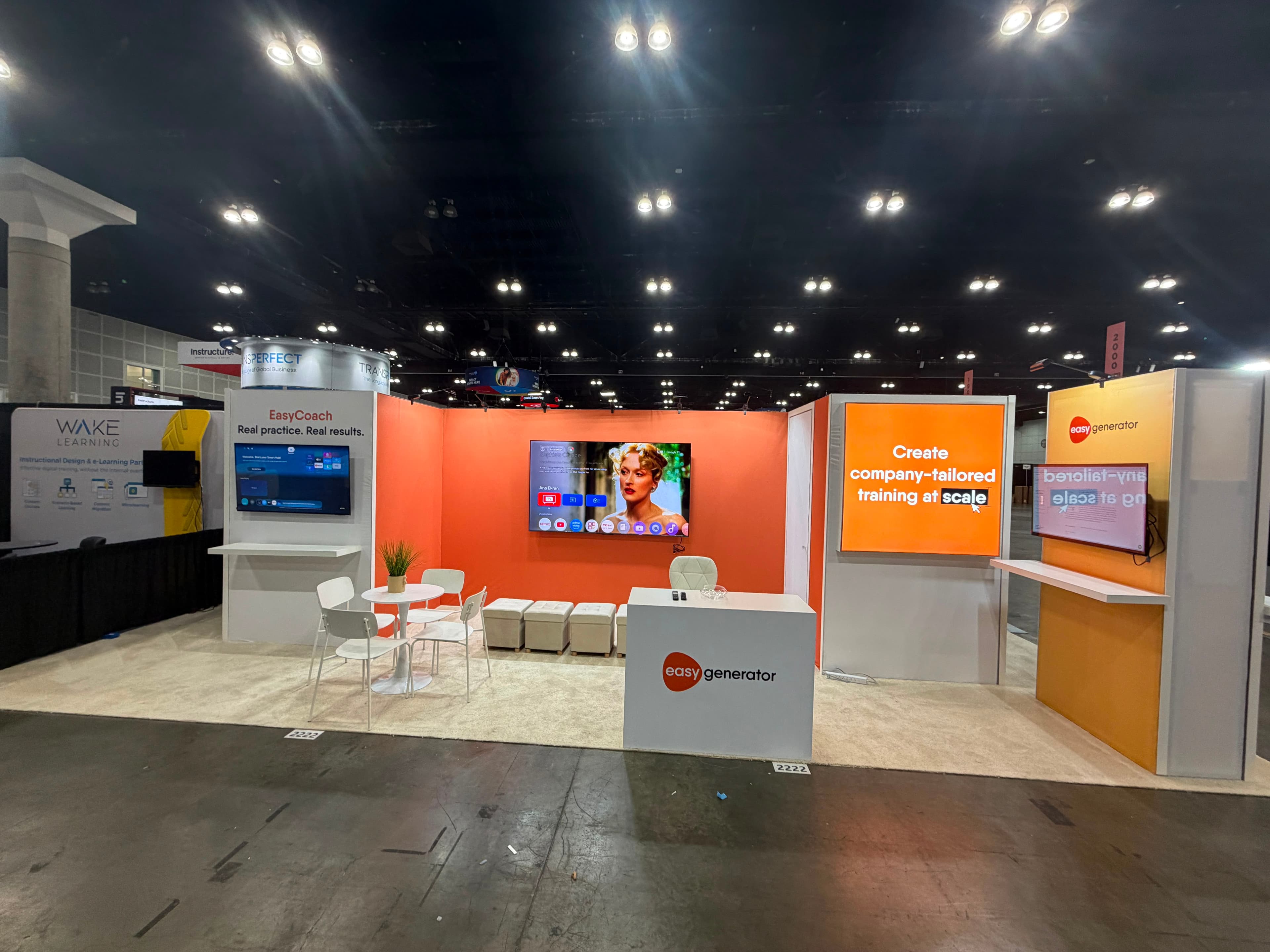 EasyGenerator booth at ATD26 2026, Los Angeles