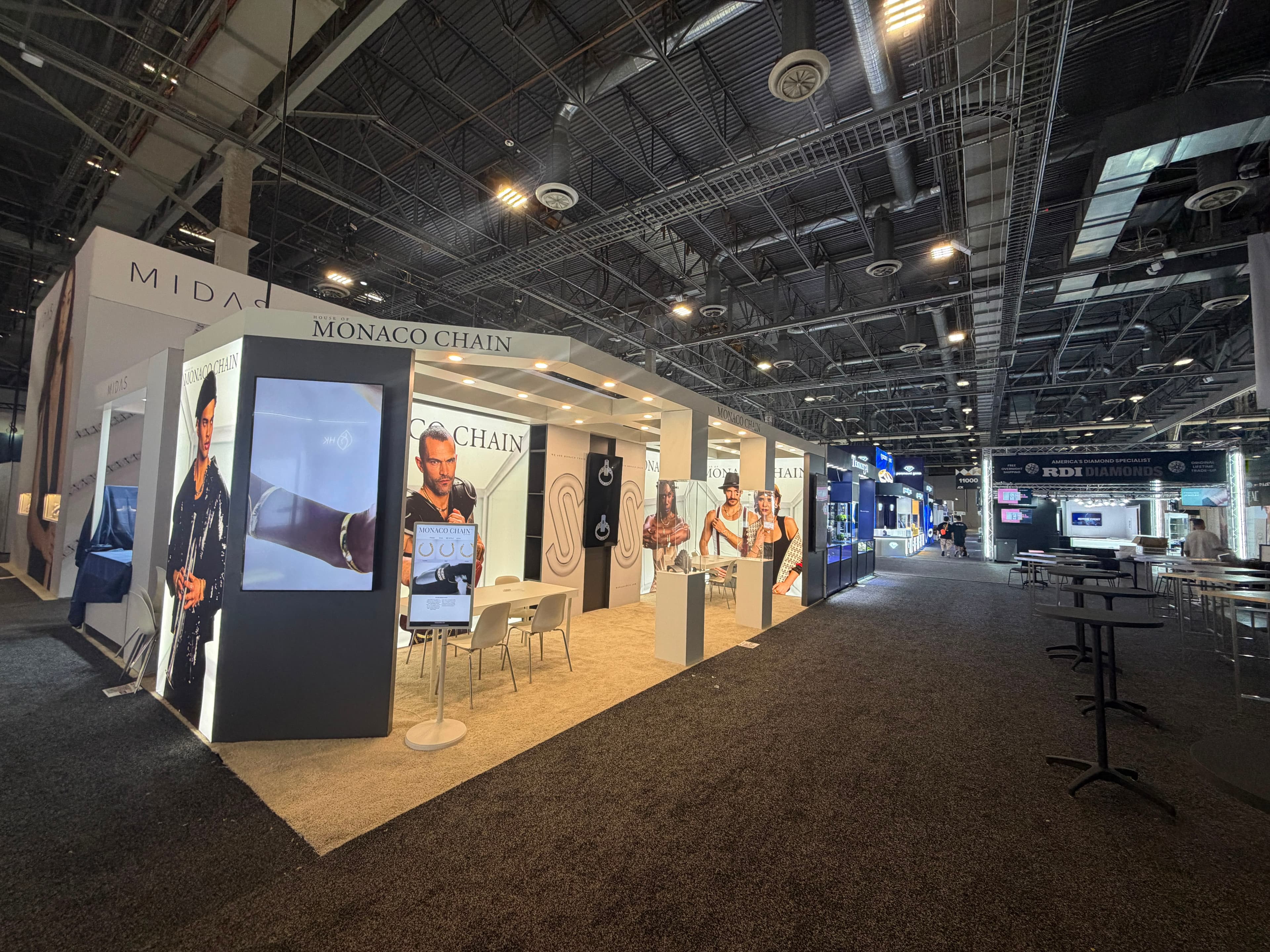 Monaco Chain booth at JCK 2026, Las Vegas
