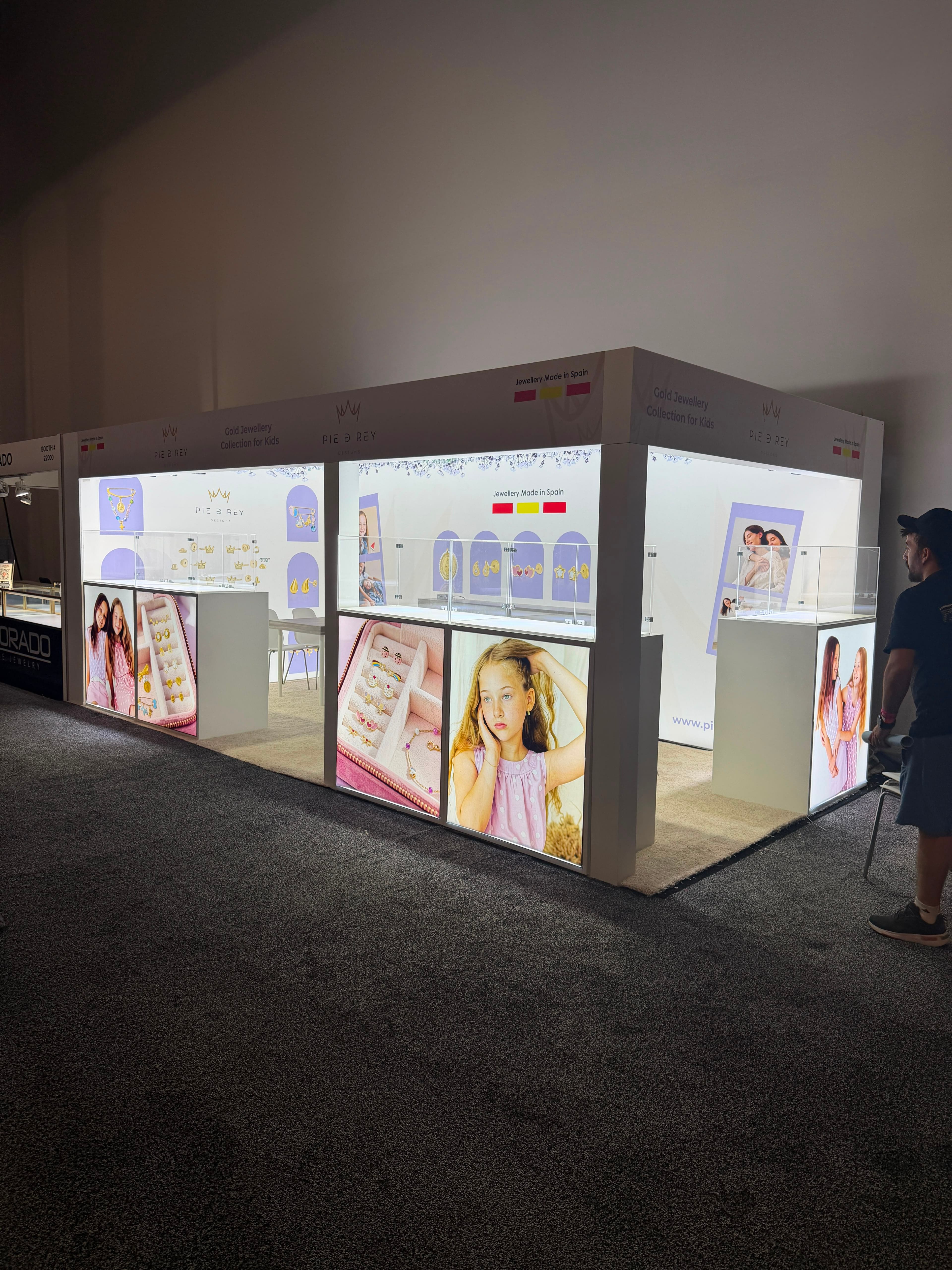 PIE B REY booth at JCK 2026, Las Vegas