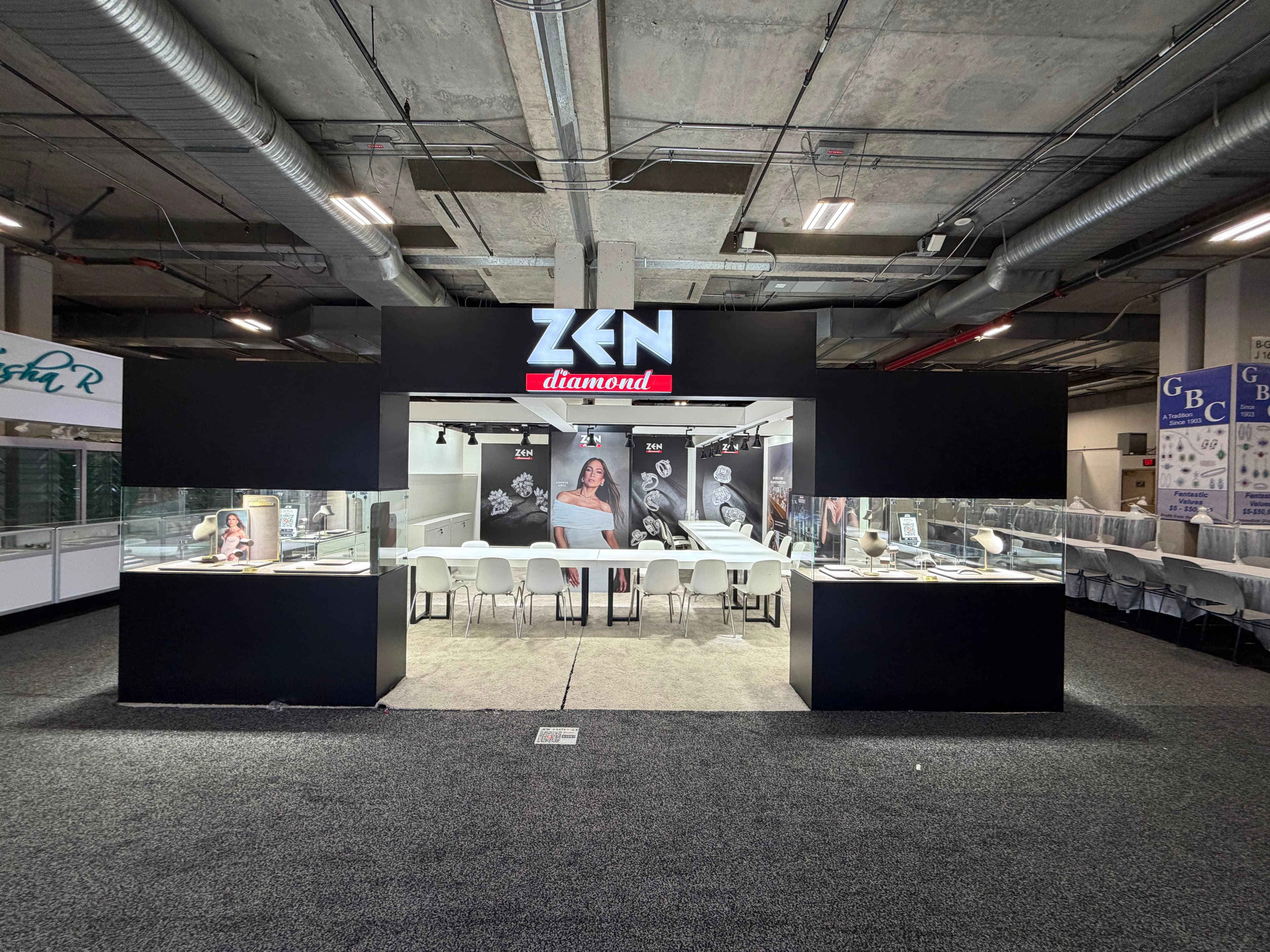 ZEN Diamond booth at JCK 2026, Las Vegas