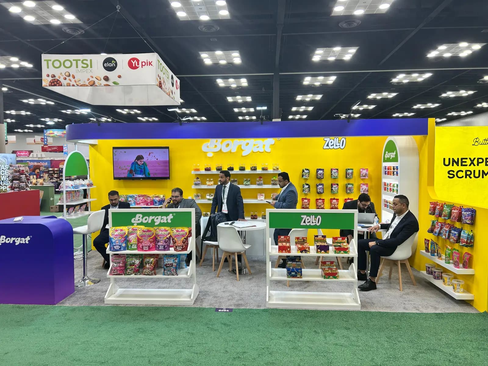Borgat booth at Sweets & Snacks 2025, Indianapolis